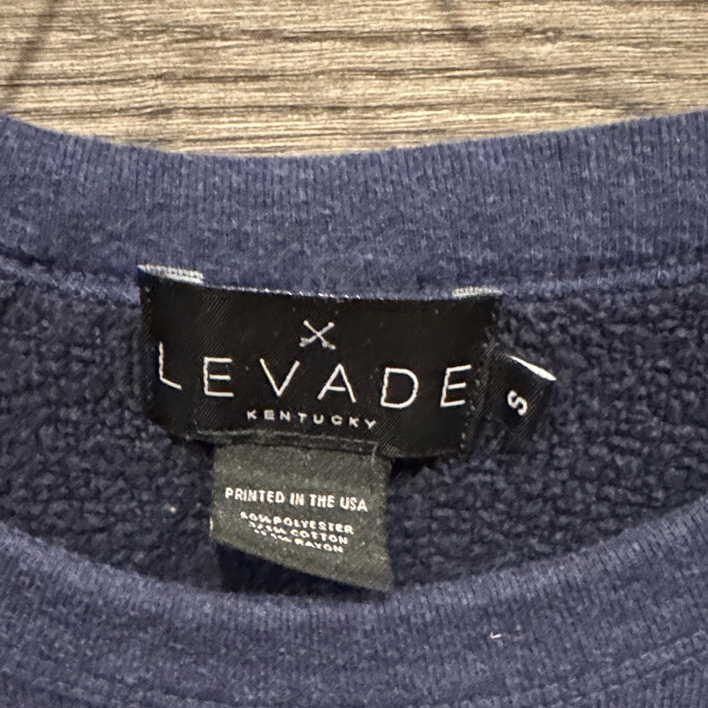 Women's Navy Sweatshirt - Picture 2 of 3